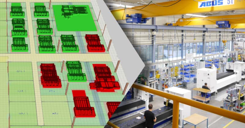 HOMAG uses AREAPLAN from DUALIS for space capacity planning in special machine construction