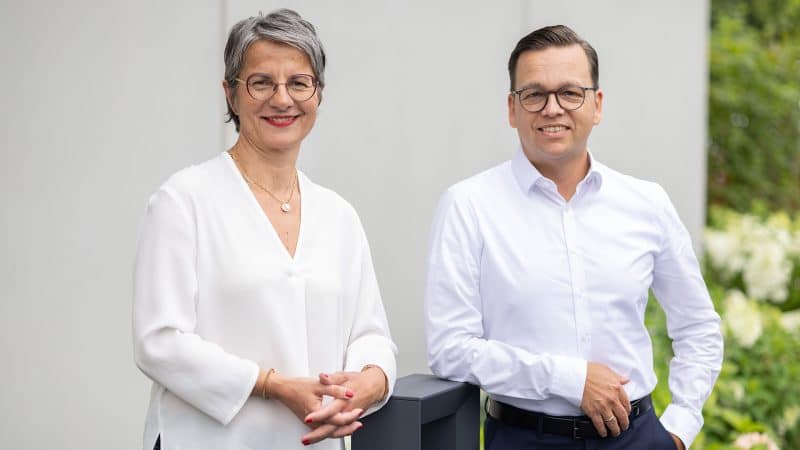 DUALIS-Geschäftsführung Heike Wilson und Martin Heinz