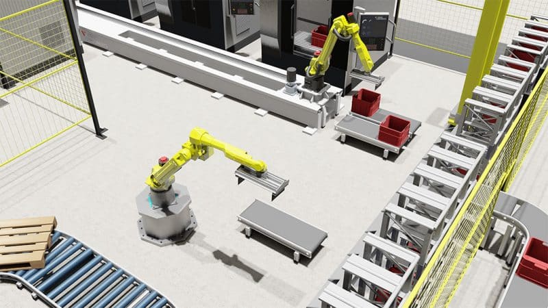 3D-Simulation mit Fanuc-Robotern Visual Componens Release 4.4