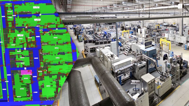 WITTE Automotive plant Flächenbelegung mit AREAPLAN
