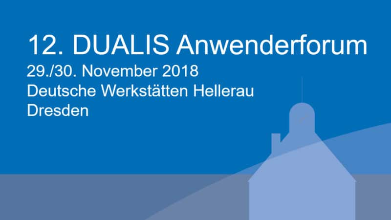 DUALIS lädt zum 12. Anwenderforum:  Industrie 4.0 und Digitalisierung in den Fabriken